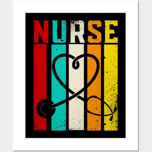 Retro Nurse Gifts Nurse Week Gifts Funny Nurse Posters and Art